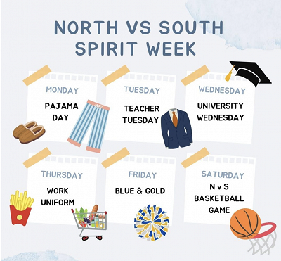 North vs South Spirit Week